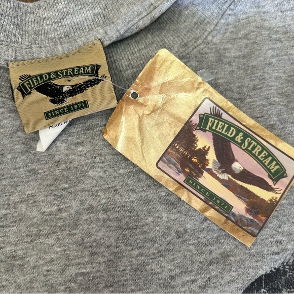Field & Stream Bluegill T-Shirt Grey Medium - Picture 6 of 9
